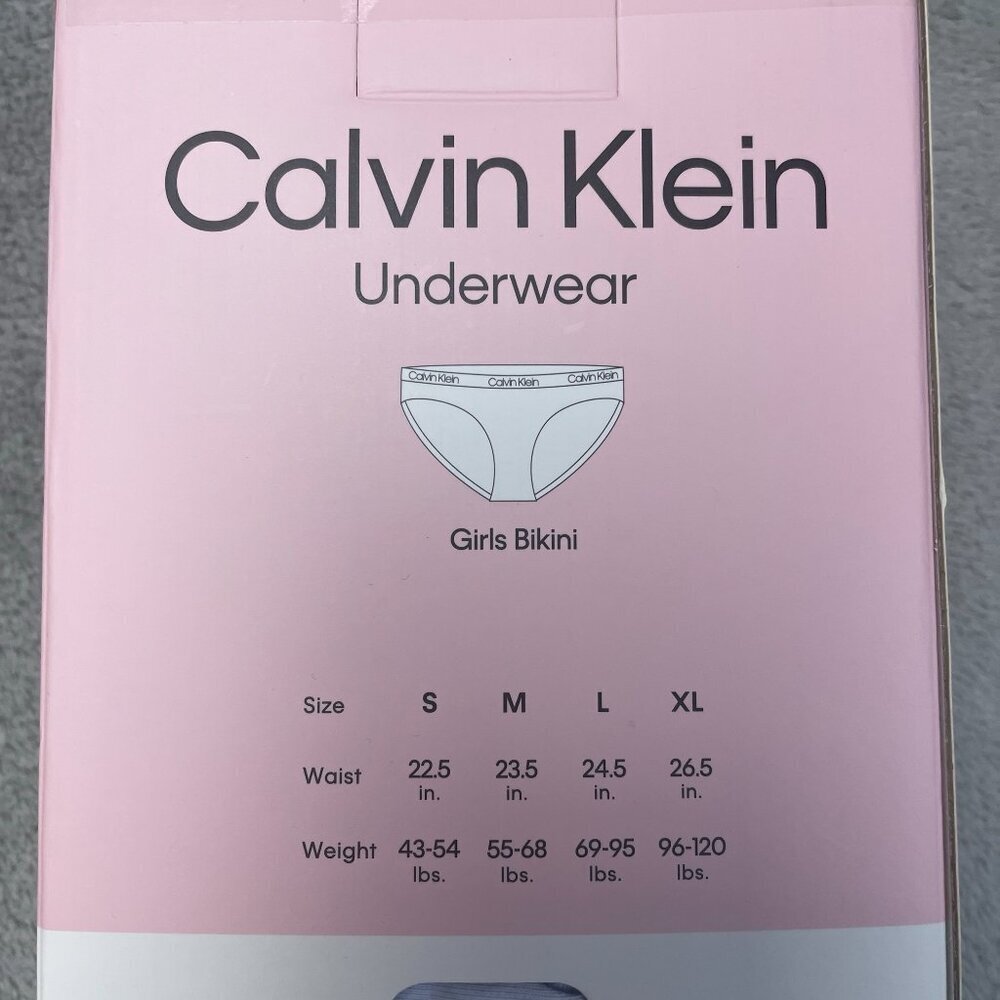 Calvin Klein girls underwear size M 7 pack e1097 - Picture 4 of 8